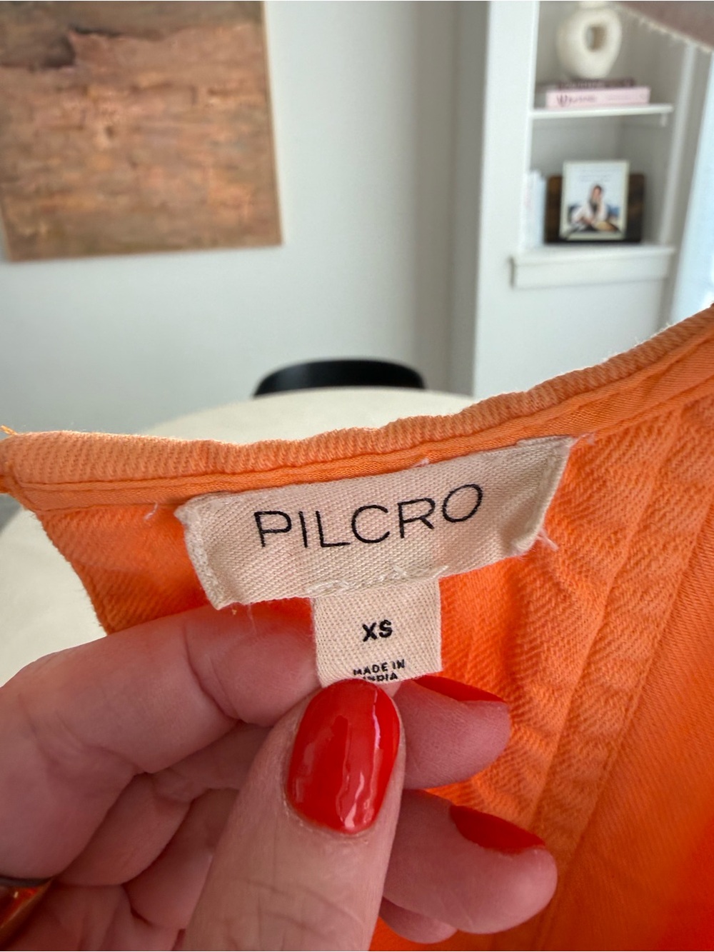 Pilcro Ruffle V-Neck Shift Dress - Picture 7 of 8